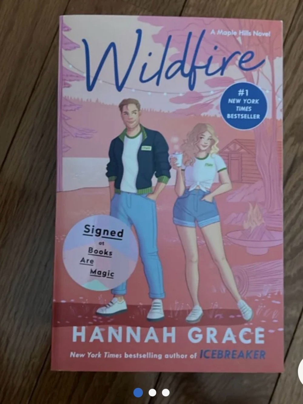 Wildfire by Hannah Grace - Pink Cover Paperback